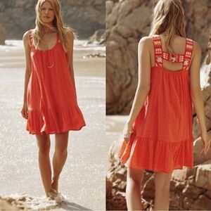 Anthropologie Coral Tunic Mini Dress Sleeveless Size XS
In Excellent Condition